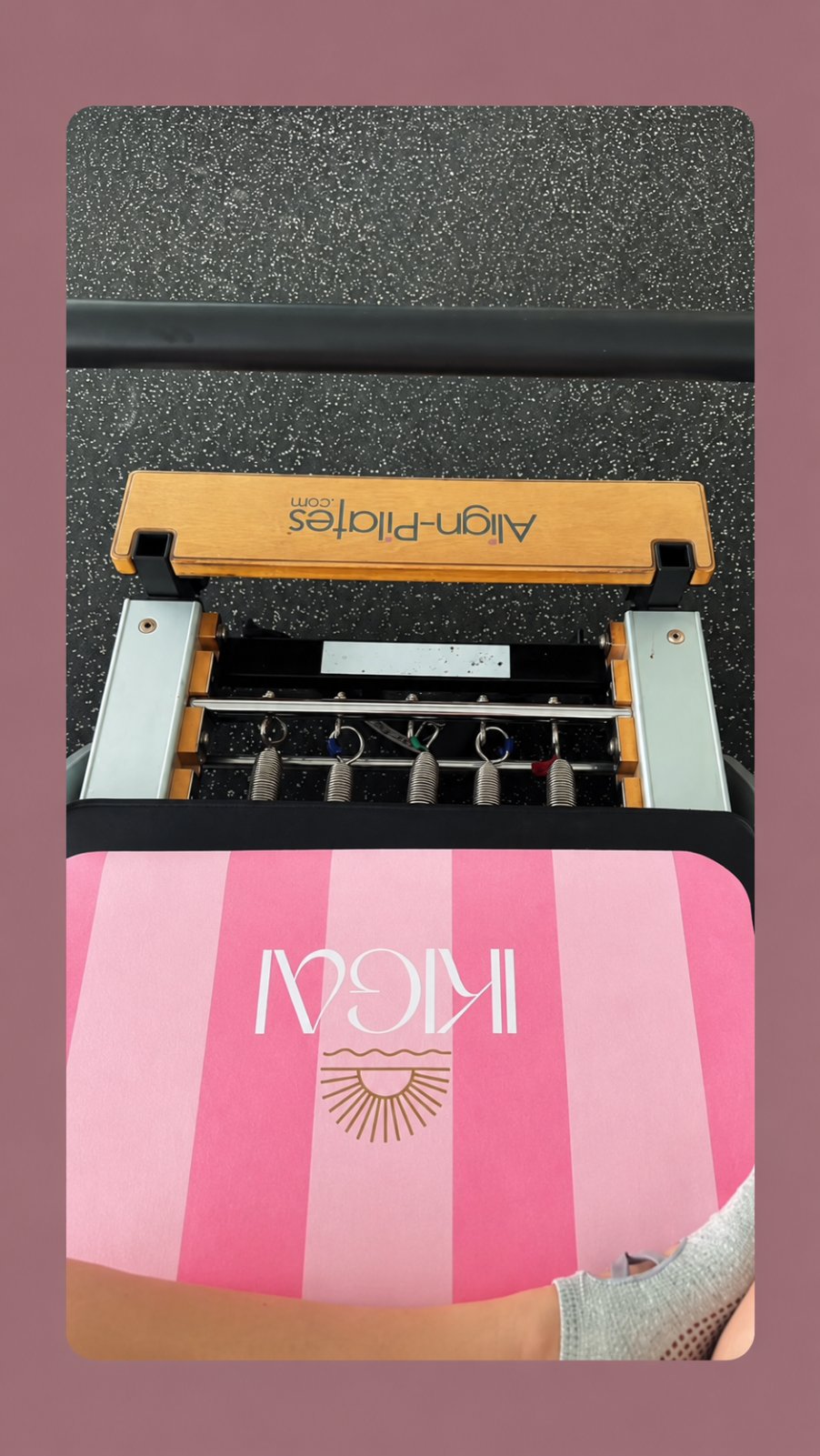 IKIGAI Reformer Mat- Sunset Blush